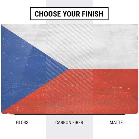 Czech Republic Flag Distressed Dell Vostro Skin